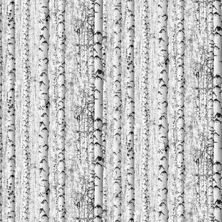 Birch Trees • Solitude Naturescapes for Northcott Studio (1/4 yard) - Emmaline Bags Inc.