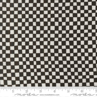 Black as Night Checkerboard | True To Hue by Alli K Design (1/4 Yard) - Emmaline Bags Inc. - Fabric