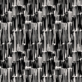 Black Brush Strokes // Ink & Earth for FIGO (1/4 yard) - Emmaline Bags Inc. - Fabric