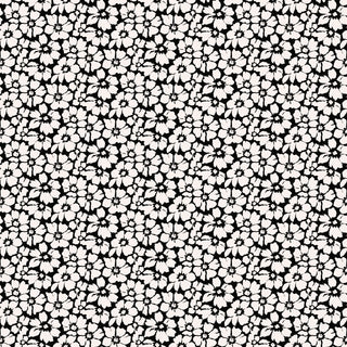 Black Floral // Ink & Earth for FIGO (1/4 yard) - Emmaline Bags Inc. - Fabric