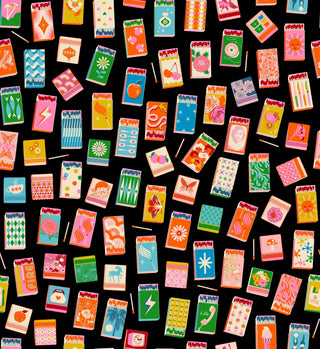 Black Matchmaker | Trinketry by Ruby Star Society (1/4 Yard) - Emmaline Bags Inc. - Fabric