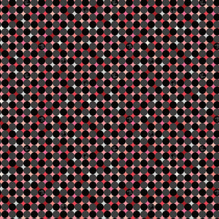 Black Sparkle Dots | Barbie™ Vintage (1/4 Yard) - Emmaline Bags Inc. - Fabric