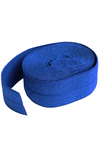 Blastoff Blue | Fold Over Elastic | ¾" (20 mm) (2 Yard Package) - Emmaline Bags Inc.-Sewing Supplies & Notions