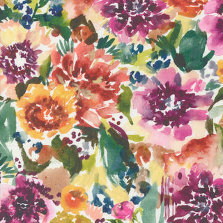 Bloomindian in Cloud // Floribunda (1/4 yard) - Emmaline Bags Inc.