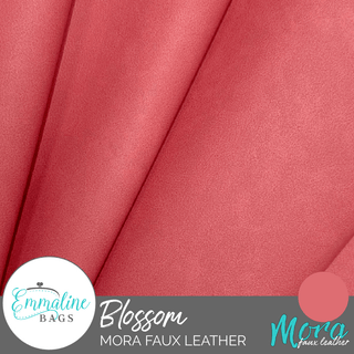 Blossom | Mora Faux Leather - Emmaline Bags Inc. - Fabric
