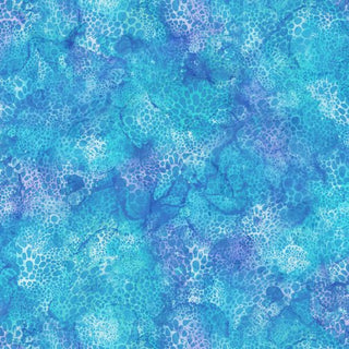 Blue Bubbles | Coral Reef for Northcott (¼ Yard) - Emmaline Bags Inc. - Fabric