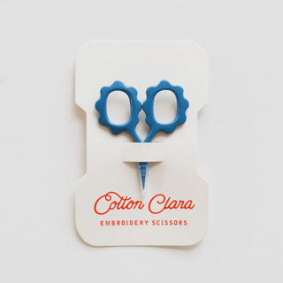 Blue | Mini Sunflower Embroidery Scissors - Emmaline Bags Inc. - Sewing Supplies & Notions