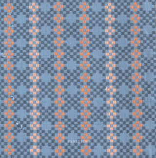 Blue Mosaic | Lucky Loom by Fableism Supply Co. (¼ Yard) - Emmaline Bags Inc. - Fabric