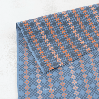 Blue Mosaic | Lucky Loom by Fableism Supply Co. (¼ Yard) - Emmaline Bags Inc. - Fabric
