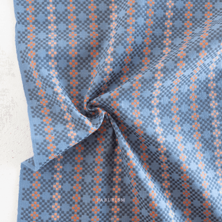 Blue Mosaic | Lucky Loom by Fableism Supply Co. (¼ Yard) - Emmaline Bags Inc. - Fabric