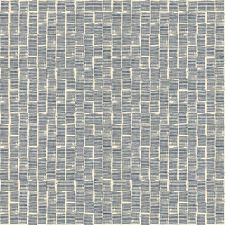 Blue Slate Stripe Stamp | Heirloom for Ruby Star Society (¼ Yard) - Emmaline Bags Inc.-Fabric