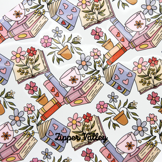 Book Nook | Zipper Valley Clear TPU Vinyl | 12" x 52" Pre - cut - Emmaline Bags Inc. - Fabric
