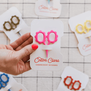 Bright Pink | Mini Sunflower Embroidery Scissors - Emmaline Bags Inc. - Sewing Supplies & Notions