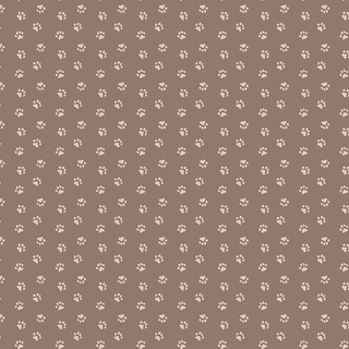 Brown Paws | Always by my Side by FIGO Studio (¼ Yard) - Emmaline Bags Inc.-Fabric