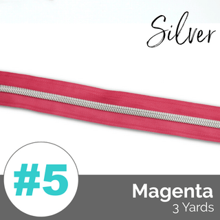 Bulk Zipper - *SIZE5* (DOES NOT INCLUDE SLIDERS/PULLS) - Emmaline Bags Inc. - Bag Zippers