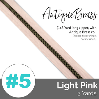 Bulk Zipper - *SIZE5* (DOES NOT INCLUDE SLIDERS/PULLS) - Emmaline Bags Inc. - Bag Zippers