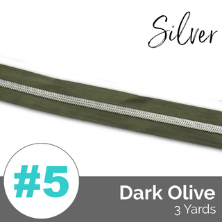 Bulk Zipper - *SIZE5* (DOES NOT INCLUDE SLIDERS/PULLS) - Emmaline Bags Inc. - Bag Zippers