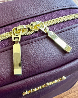 Bumbleberry | Prairie Faux Leather | ½ Yard Precut (18" x 53") - Emmaline Bags Inc. - Fabric