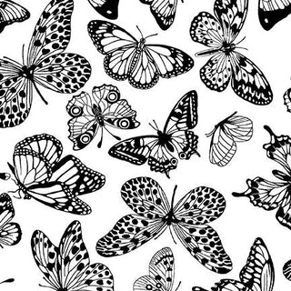 Butterfly // All or Nothing for Studio e (1/4 yard) - Emmaline Bags Inc.