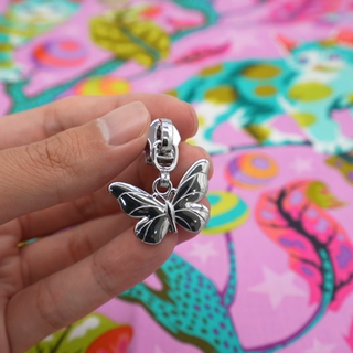 Butterfly | Zipper Sliders with Pulls | Size 5 (5 Pack) - Emmaline Bags Inc. - Bag Zippers