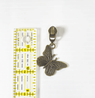 Butterfly Zipper Sliders with Pulls - SIZE5 (5 Pack) - Emmaline Bags Inc. - Emmaline Zippers