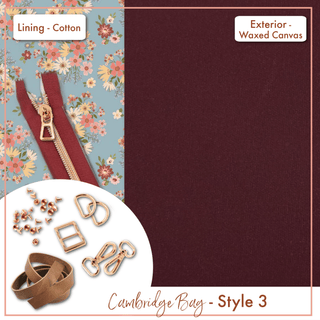 Cambridge Bag - Complete Bag Making Kit - Emmaline Bags Inc. - Bag Kit