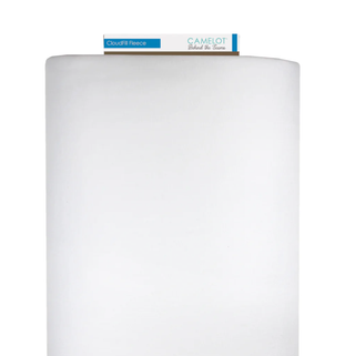 Camelot® Behind the Seams CloudFill Fleece | White Sew - In | ½ YARD - Emmaline Bags Inc. - Interfacing & Specialty Fabric