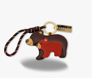 Canada Bear Family | Bag Charm & Keychain - Emmaline Bags Inc.-Bag Hardware