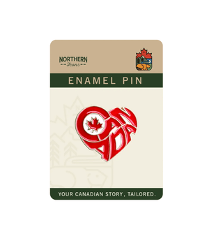 Canada Heart | Enamel Pin - Emmaline Bags Inc.-Sewing Supplies & Notions