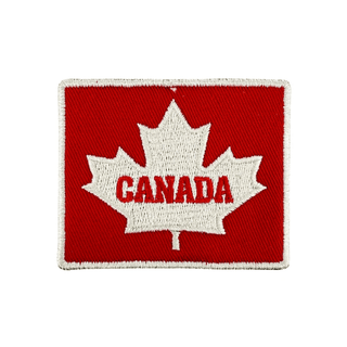 Canada Maple Leaf Iron-On Patch | Embroidered Patch - Emmaline Bags Inc.-Sewing Supplies & Notions