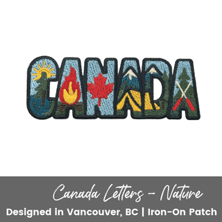 Canada Nature Iron-On Patch | Embroidered Canada Patch - Emmaline Bags Inc.-Sewing Supplies & Notions