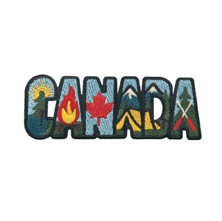 Canada Nature Iron-On Patch | Embroidered Canada Patch - Emmaline Bags Inc.-Sewing Supplies & Notions