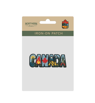 Canada Nature Iron-On Patch | Embroidered Canada Patch - Emmaline Bags Inc.-Sewing Supplies & Notions