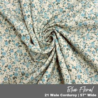Printed Corduroy | 21 Wale (¼ yard)