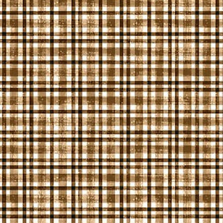 Caramel Check | Snowbound for FIGO (¼ Yard) - Emmaline Bags Inc. - Fabric