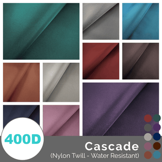 Cascade - WR Nylon Twill (400D) - (1/2 yd, 18" x 59" wide) - Emmaline Bags Inc.