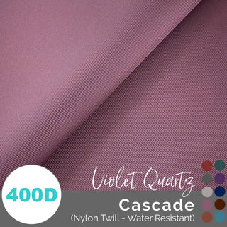 Cascade - WR Nylon Twill (400D) - (1/2 yd, 18" x 59" wide) - Emmaline Bags Inc.