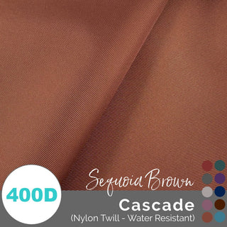 Cascade - WR Nylon Twill (400D) - (1/2 yd, 18" x 59" wide) - Emmaline Bags Inc.