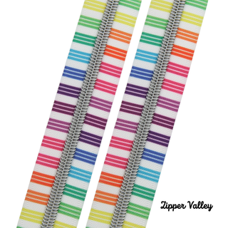 Chasing Rainbows | Nylon Coil Zipper | Size 5 (3 Yards) - Emmaline Bags Inc. - Bag Zippers