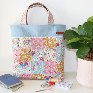 Clara Tote Bag by Molly and Mama (Printed Paper Pattern) - Emmaline Bags Inc.