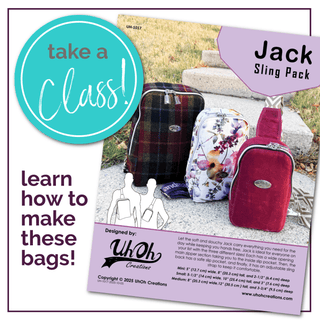 Class: The Jack Sling Pack by UhOh Creations - Sunday, Nov 30th, 2025 - Emmaline Bags Inc. - Class