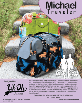 Class: The Michael Traveler (2 FULL DAYS) by UhOh Creations - Nov 6 & 7, 2024 - Emmaline Bags Inc.