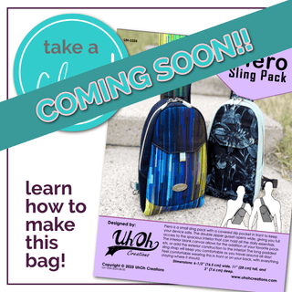 Class: The Piero Sling Pack by UhOh Creations - Saturday, March 21st, 2026 - Emmaline Bags Inc. - Class