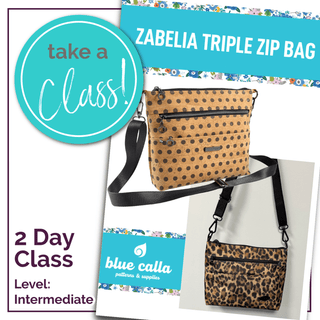 Class: The Zabelia Triple Zip Bag - 2 Day Class - Nov 1 & 2, 2024 - Emmaline Bags Inc.