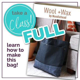 Class: Wool+Wax Tote - Saturday, October 17th, 2026 - Emmaline Bags Inc.-Class