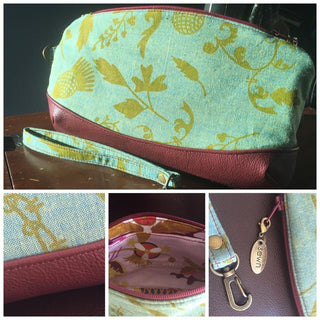 Clematis Wristlet by Blue Calla Sewing Patterns (Printed Paper Pattern) - Emmaline Bags Inc.