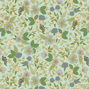 Colette in Mint Metallic • Orchard (1/4 yard)