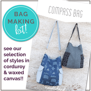 Compass Bag - Complete Bag Making Kit - Emmaline Bags Inc.