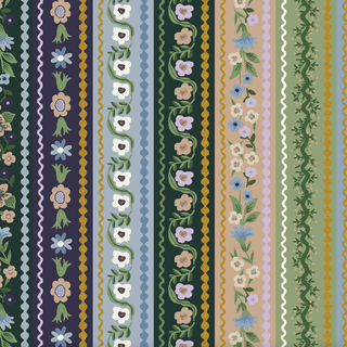 Cool Gemma (Metallic Canvas) | Gracie by Rifle Paper Co. (1/4 Yard) - Emmaline Bags Inc. - Fabric