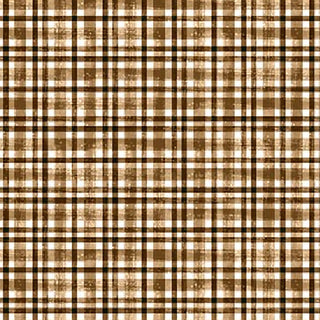 Caramel Check | Snowbound for FIGO (¼ Yard)